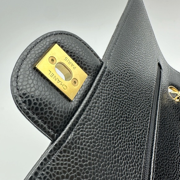 Authentic Chanel flap bag with original box and dust bag. - Picture 6 of 14